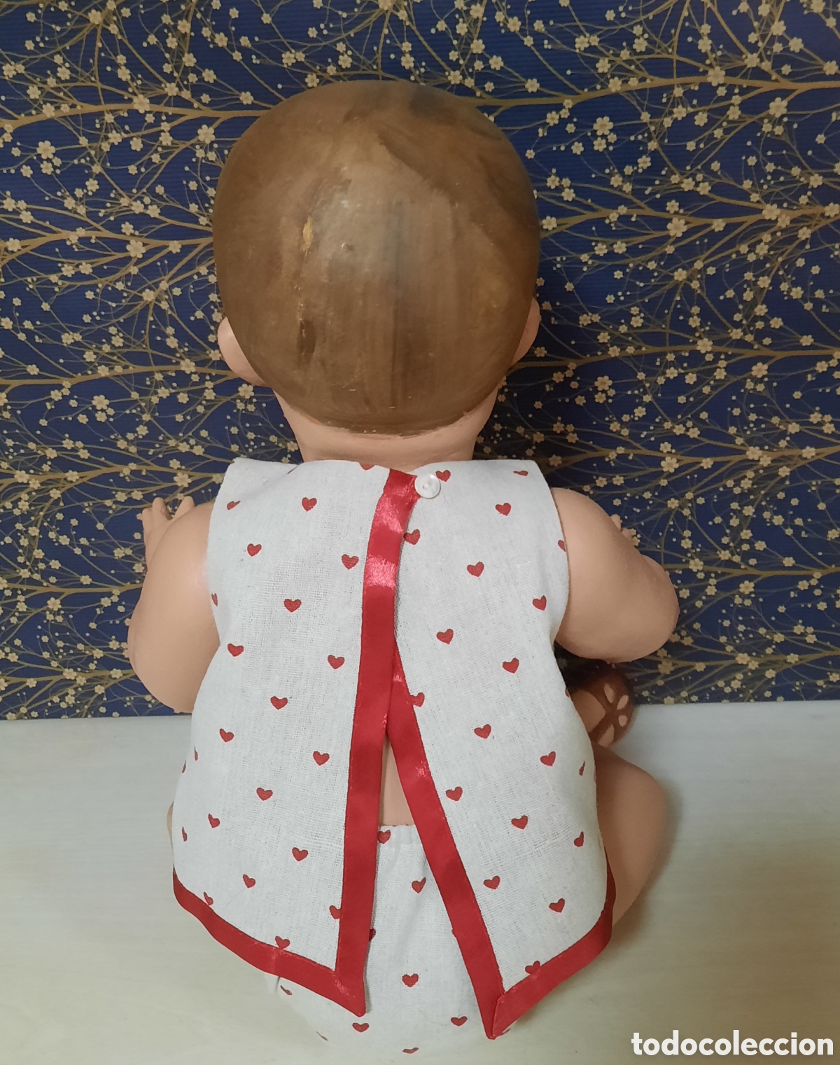 Mu&ntilde;eca espa&ntilde;ola clasica: Antiguo mu&ntilde;eco de ceramica - Foto 4