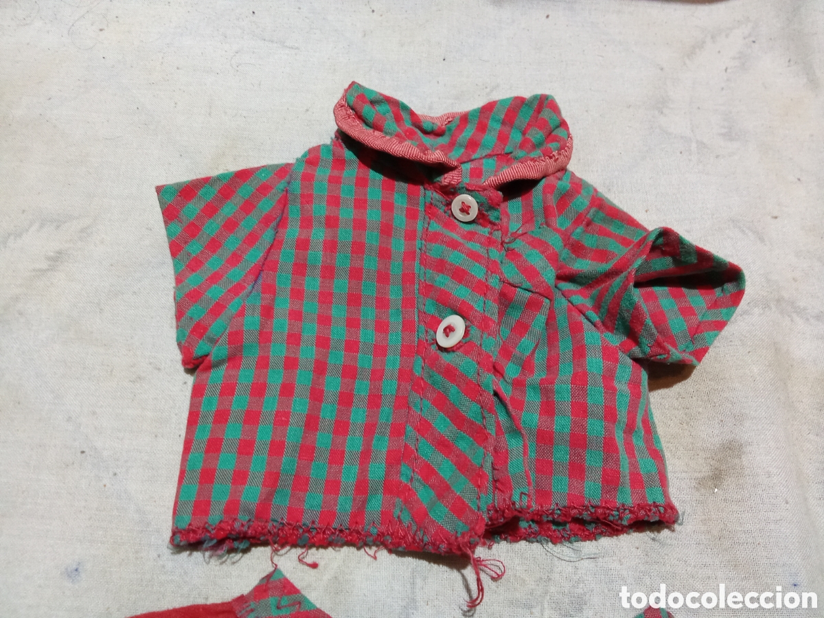 Mu&ntilde;eca espa&ntilde;ola clasica: BONITO CONJUNTO PARA MU&Ntilde;ECA ANTIGUA - Foto 2