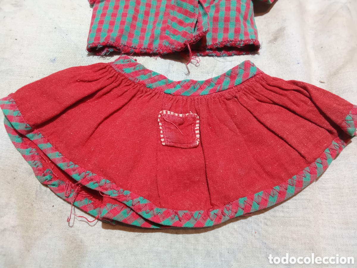 Mu&ntilde;eca espa&ntilde;ola clasica: BONITO CONJUNTO PARA MU&Ntilde;ECA ANTIGUA - Foto 3