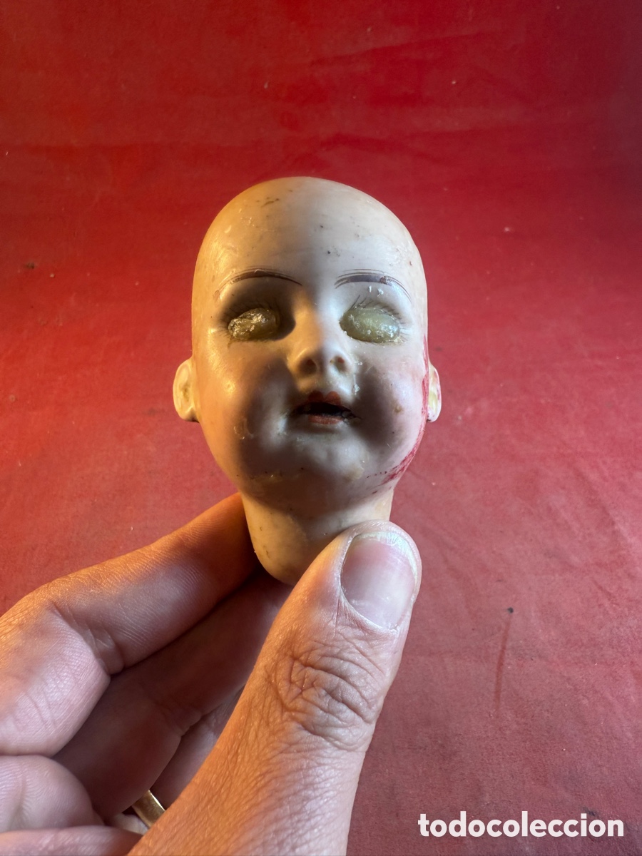 Mu&ntilde;eca espa&ntilde;ola clasica: Antigua cabeza mu&ntilde;eca - Foto 1