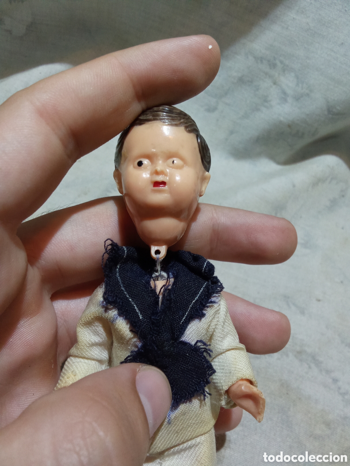 Mu&ntilde;eca espa&ntilde;ola clasica: ANTIGUO MU&Ntilde;ECO DE COMUNI&Oacute;N EN PVC - Foto 2