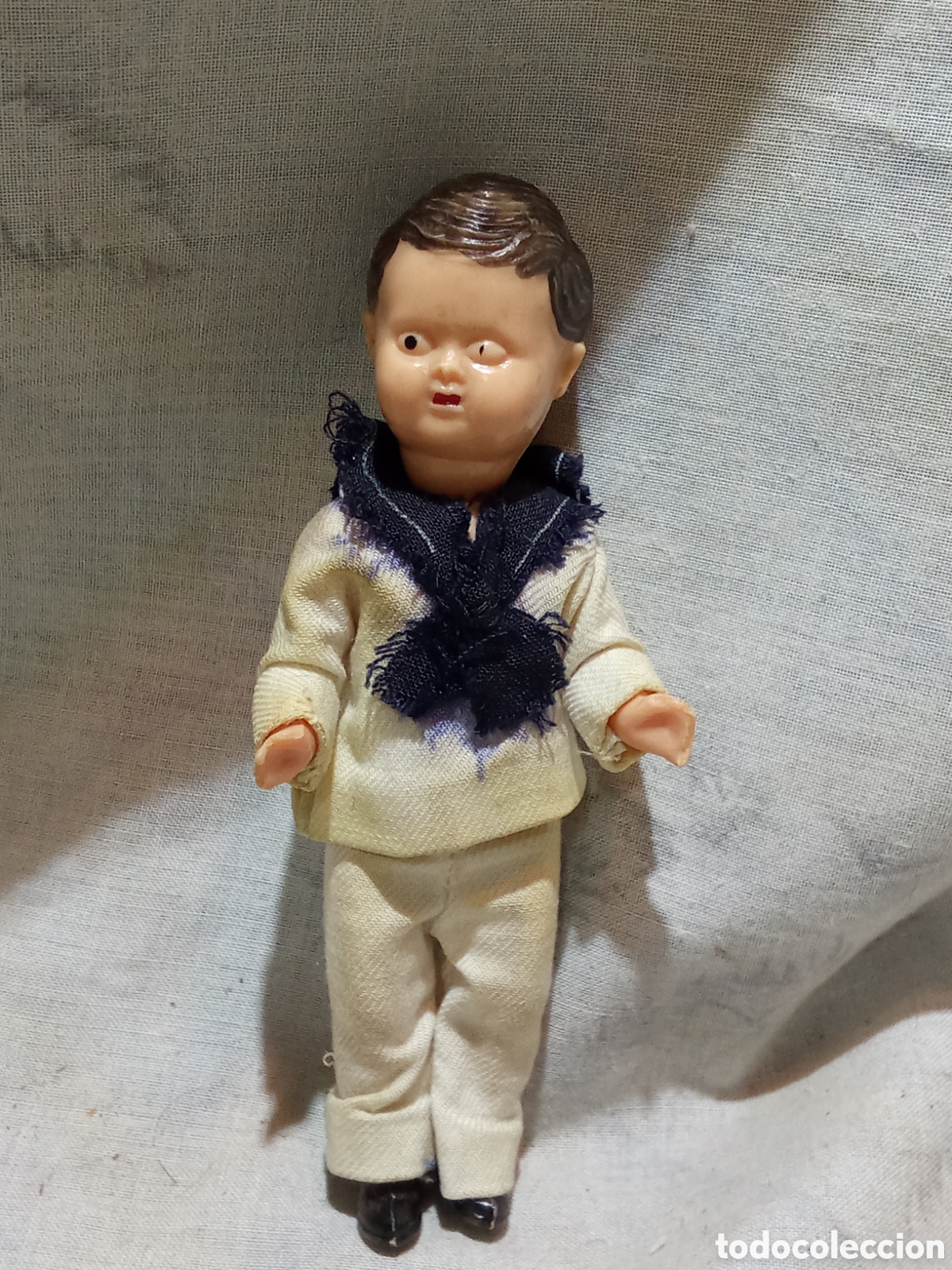 Mu&ntilde;eca espa&ntilde;ola clasica: ANTIGUO MU&Ntilde;ECO DE COMUNI&Oacute;N EN PVC - Foto 1
