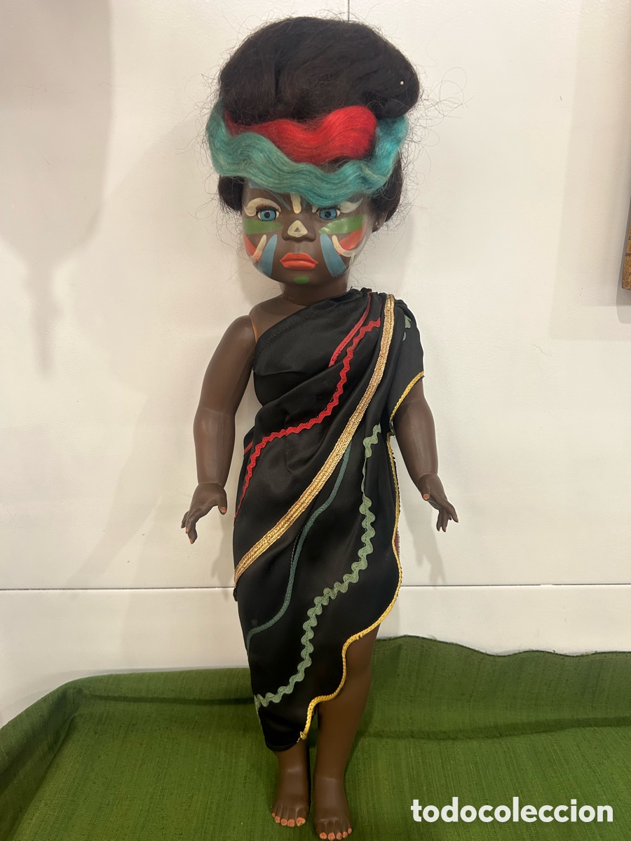 Mu&ntilde;eca espa&ntilde;ola clasica: Mu&ntilde;eca de celuloide de DIANA, 45cm - Foto 2