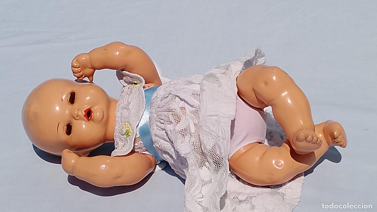 Mu&ntilde;eca espa&ntilde;ola clasica: Antiguo mu&ntilde;eco beb&eacute; de celuloide de los a&ntilde;os 50 - Foto 5