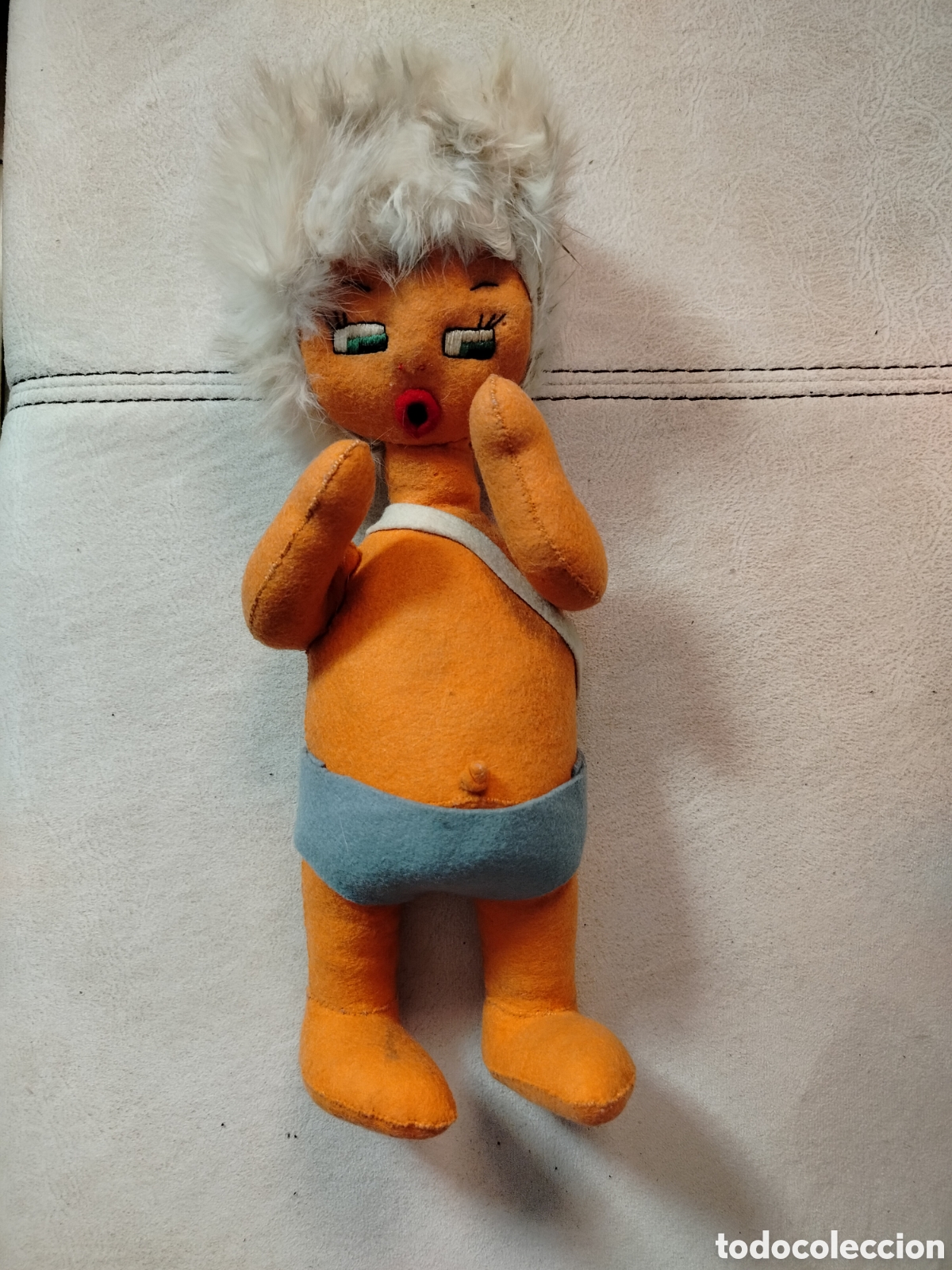Mu&ntilde;eca espa&ntilde;ola clasica: Mu&ntilde;eca de Fieltro 50s - Foto 1