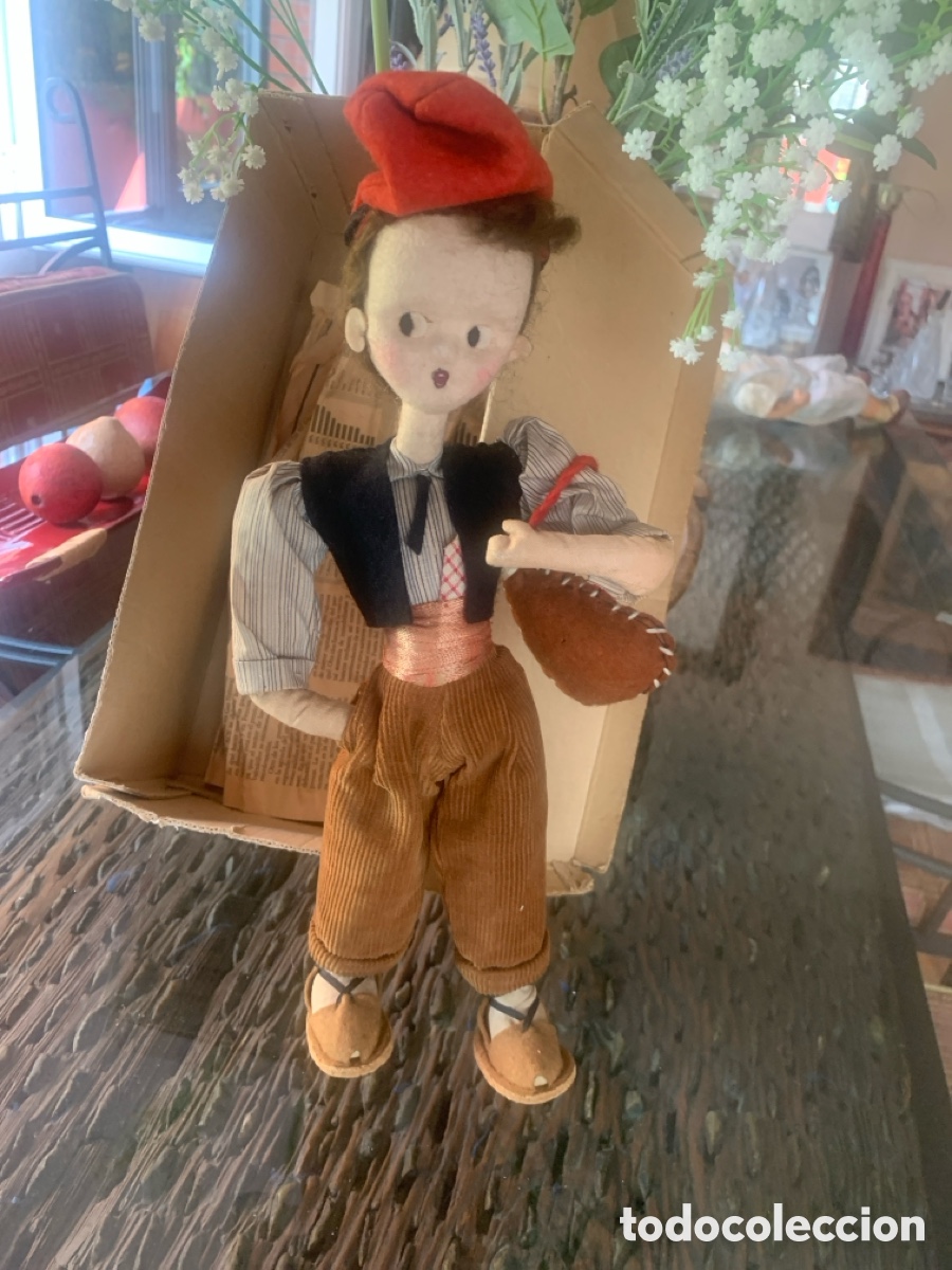 Mu&ntilde;eca espa&ntilde;ola clasica: Antiguo mu&ntilde;eco catal&aacute;n, original - Foto 2
