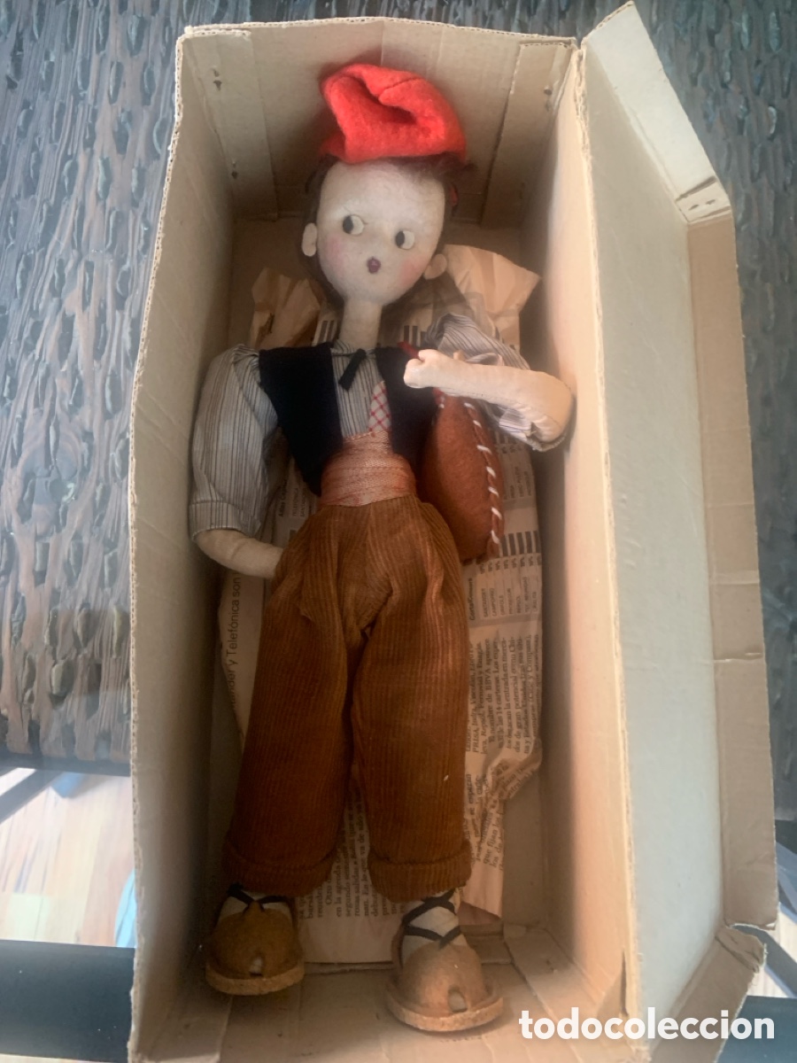 Mu&ntilde;eca espa&ntilde;ola clasica: Antiguo mu&ntilde;eco catal&aacute;n, original - Foto 7