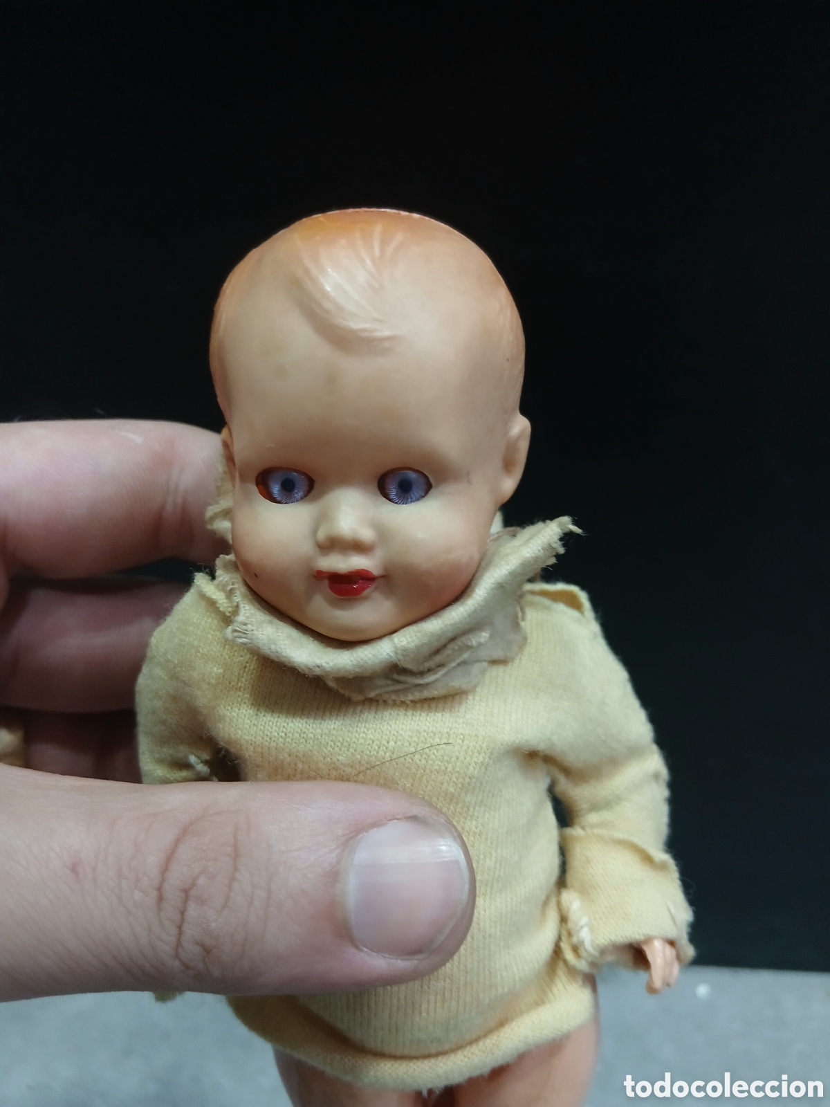 Mu&ntilde;eca espa&ntilde;ola clasica: Antiguo mu&ntilde;eco de celuloide. (L128) - Foto 3