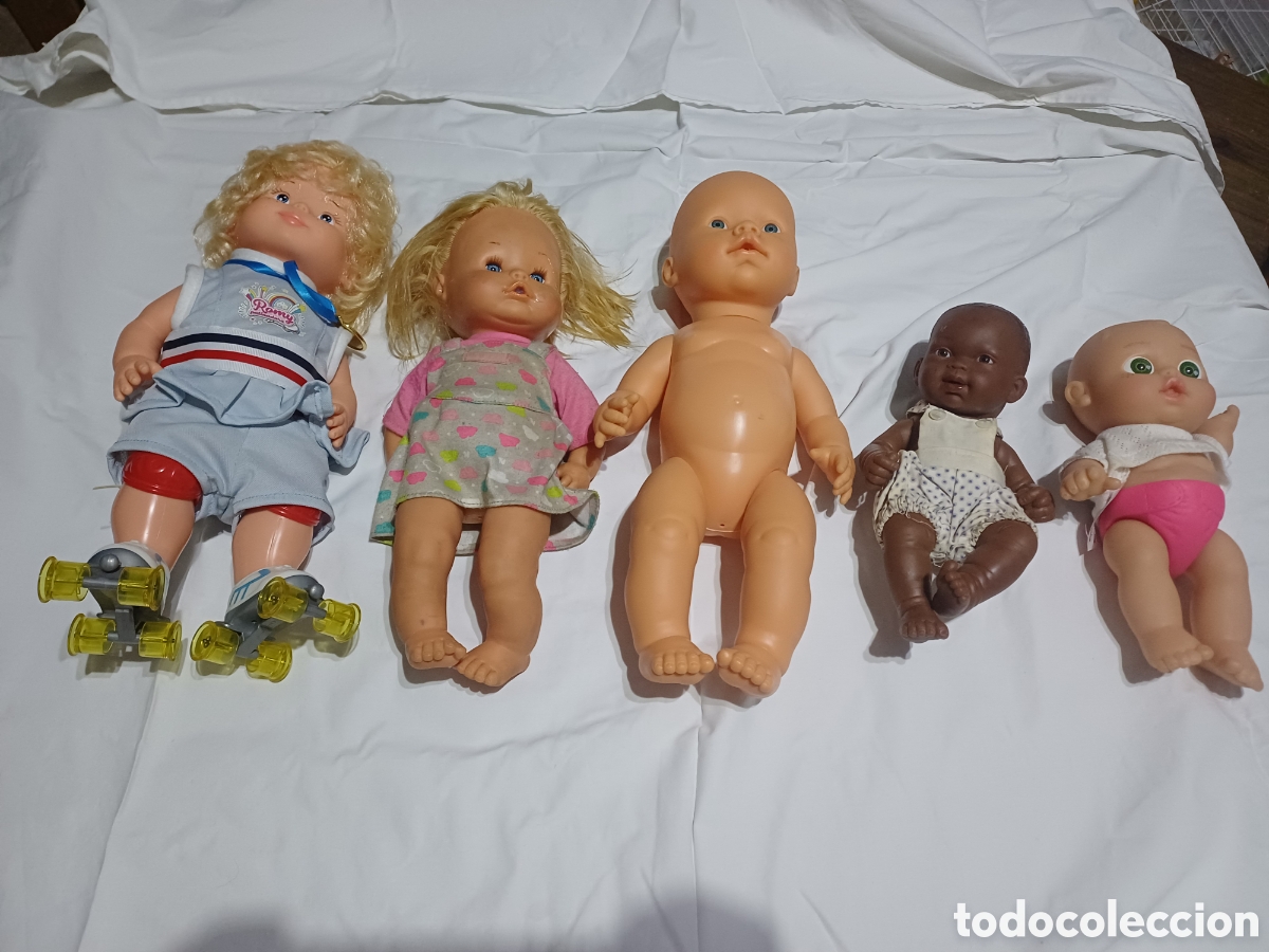 Mu&ntilde;eca espa&ntilde;ola clasica: Lote mu&ntilde;ecas y beb&eacute;s - Foto 1