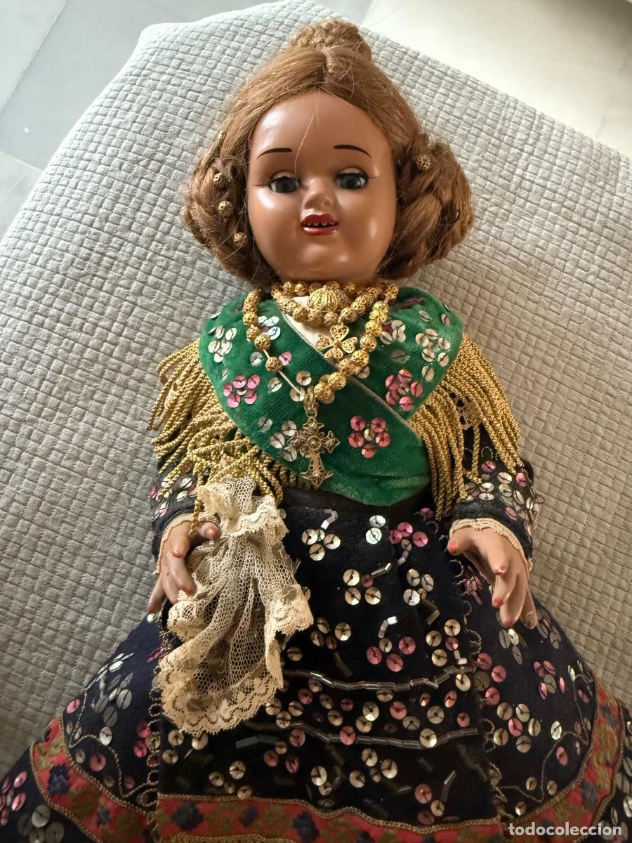 Mu&ntilde;eca espa&ntilde;ola clasica: Mu&ntilde;eca antigua fallera - Foto 2