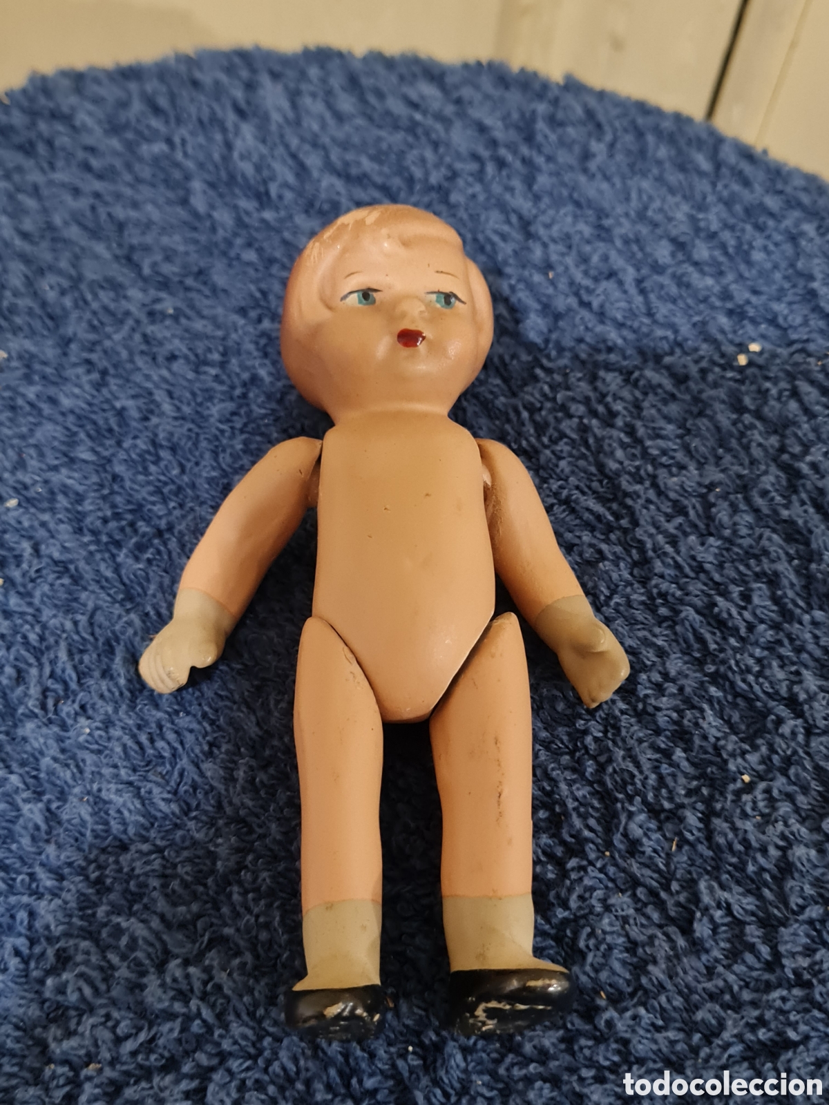 Mu&ntilde;eca espa&ntilde;ola clasica: Antigua mu&ntilde;eca de terracota - Foto 4