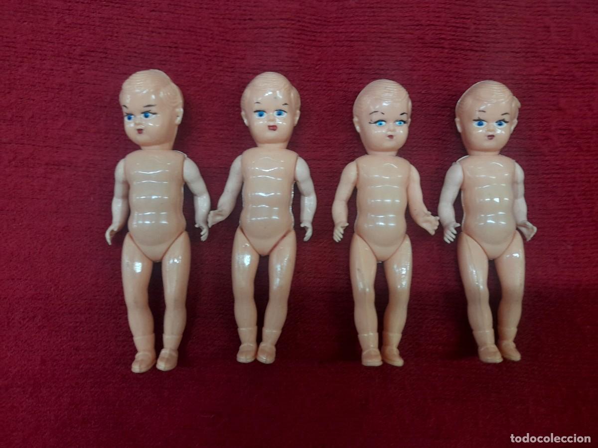 Mu&ntilde;eca espa&ntilde;ola clasica: 4 mu&ntilde;ecos celuloide a&ntilde;os 60 - Foto 1