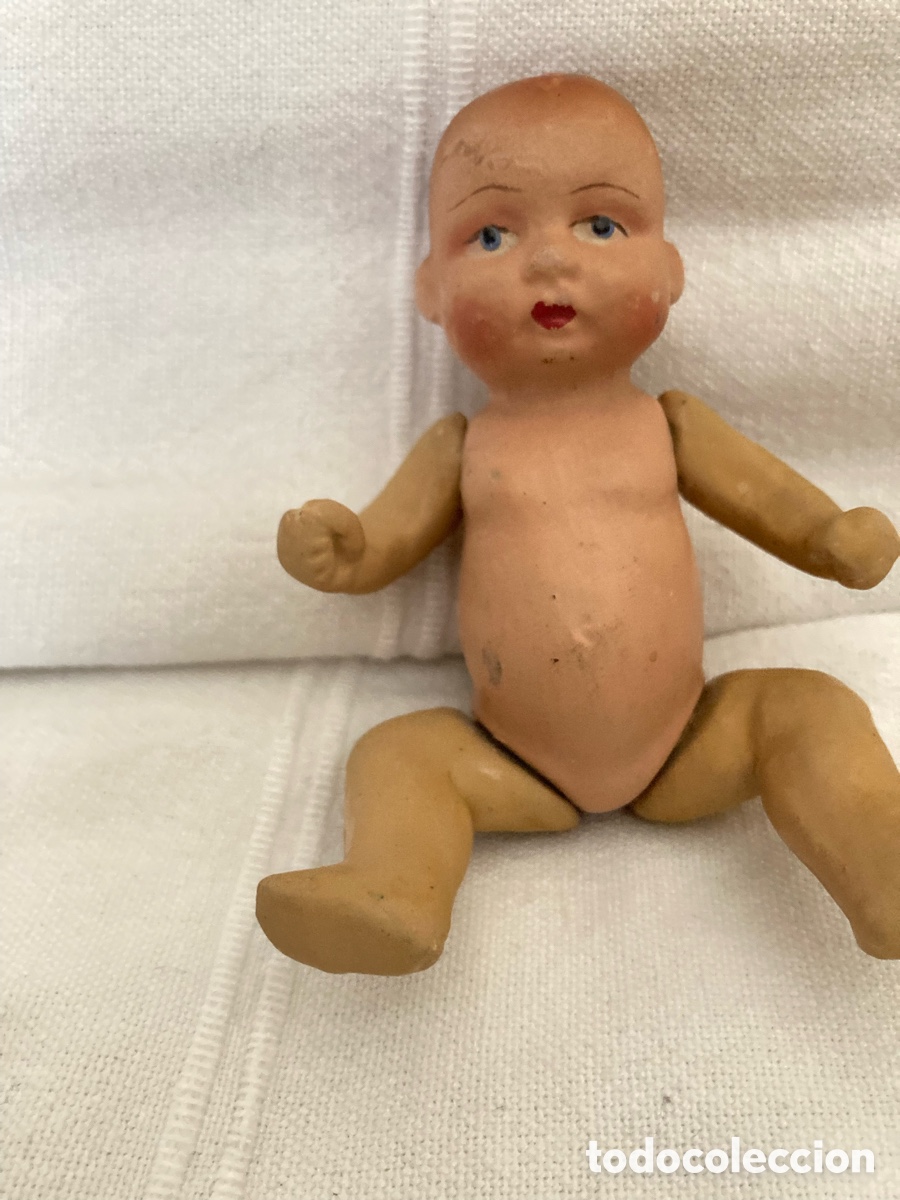 Mu&ntilde;eca espa&ntilde;ola clasica: Mu&ntilde;eco de terracota.Mide 12cm - Foto 2