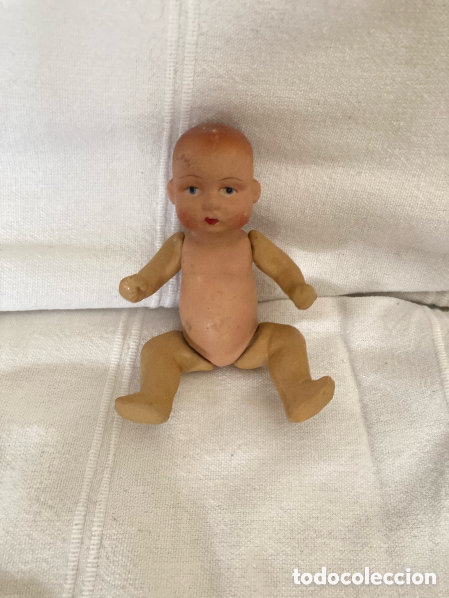 Mu&ntilde;eca espa&ntilde;ola clasica: Mu&ntilde;eco de terracota.Mide 12cm - Foto 3