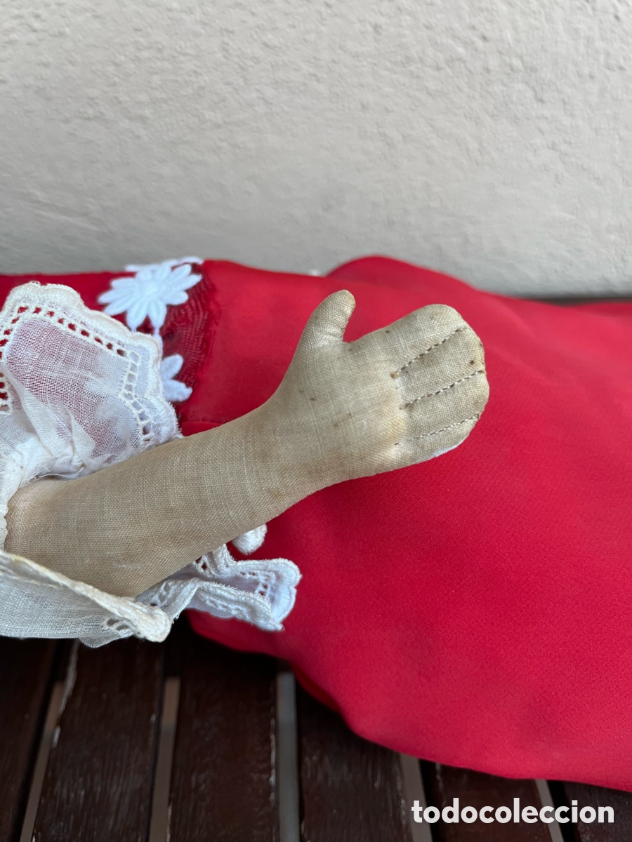 Mu&ntilde;eca espa&ntilde;ola clasica: Mu&ntilde;eca antigua de trapo. - Foto 5