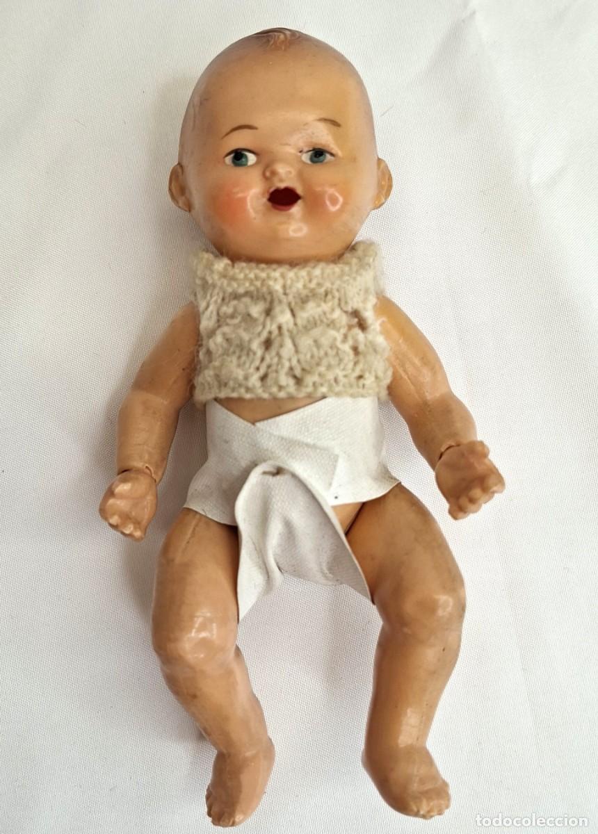 Mu&ntilde;eca espa&ntilde;ola clasica: BEBE DE CELULOIDE, MIDE UNOS 15cm. - Foto 1