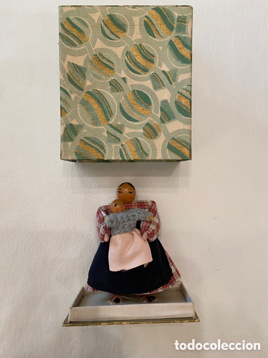 Mu&ntilde;eca espa&ntilde;ola clasica: Mu&ntilde;eca de ama con cr&iacute;a - Foto 2