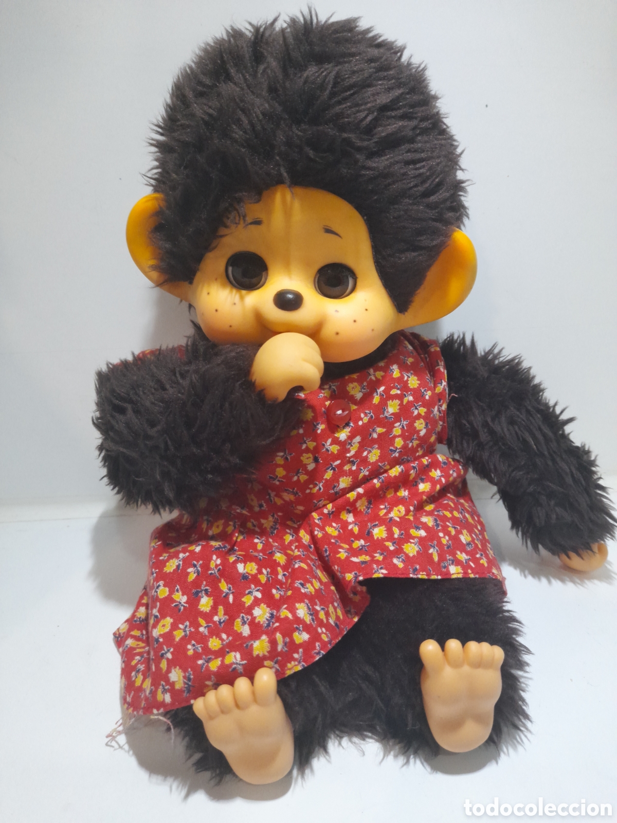 Mu&ntilde;eca espa&ntilde;ola clasica: Mu&ntilde;eco monchhichi con traje rojo - Foto 4