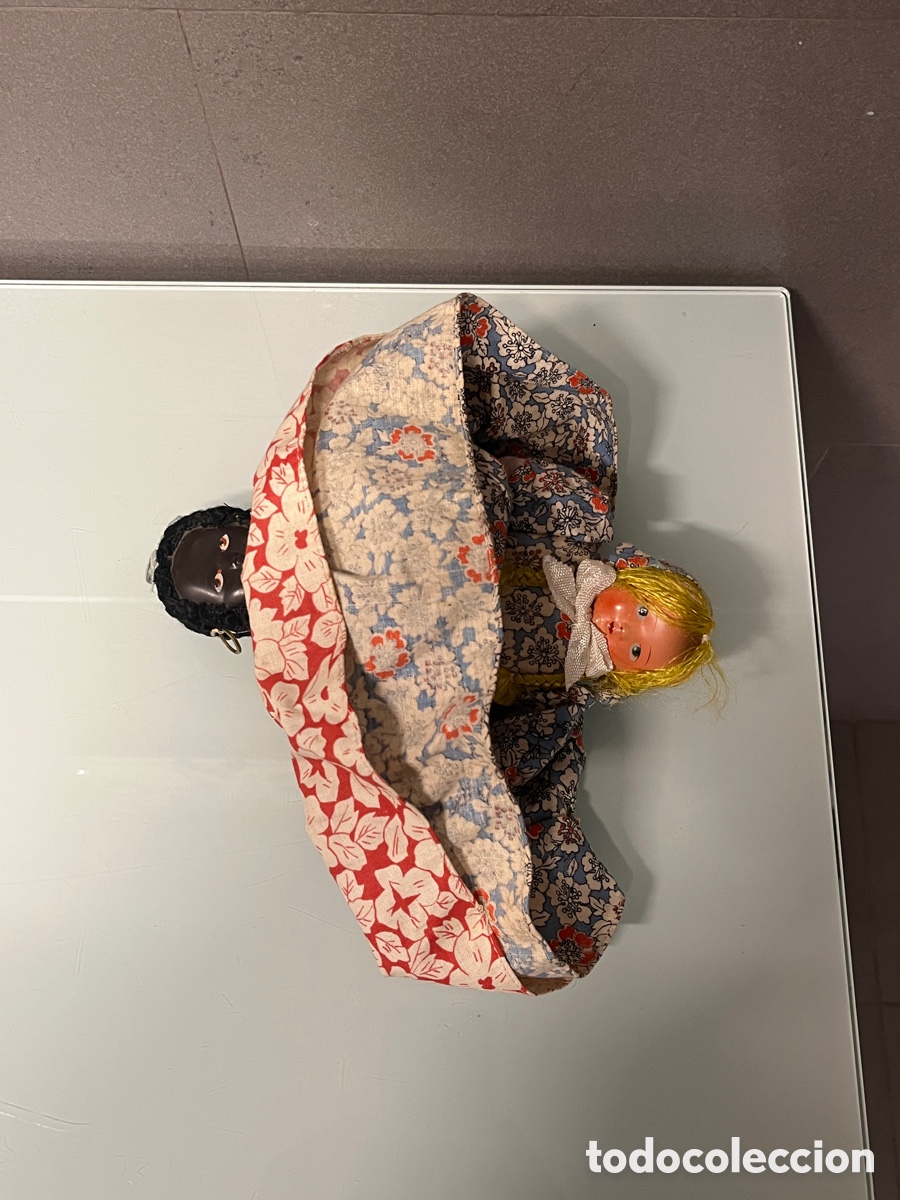 Mu&ntilde;eca espa&ntilde;ola clasica: Mu&ntilde;eca intercambiable doble,de celuloide,a&ntilde;os 40 - Foto 1