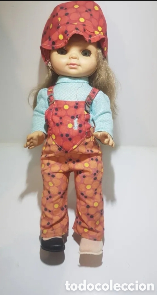 Mu&ntilde;eca espa&ntilde;ola clasica: Mu&ntilde;eca antigua bb con pelo y gorra - Foto 2
