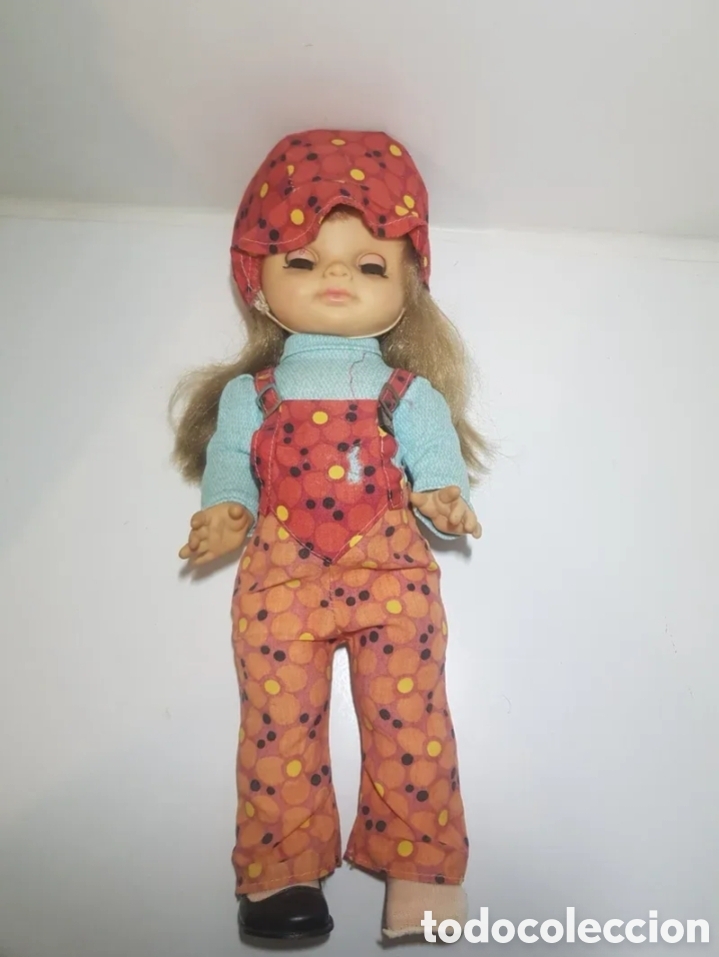 Mu&ntilde;eca espa&ntilde;ola clasica: Mu&ntilde;eca antigua bb con pelo y gorra - Foto 3