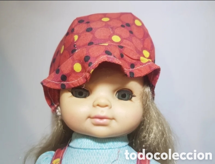 Mu&ntilde;eca espa&ntilde;ola clasica: Mu&ntilde;eca antigua bb con pelo y gorra - Foto 4