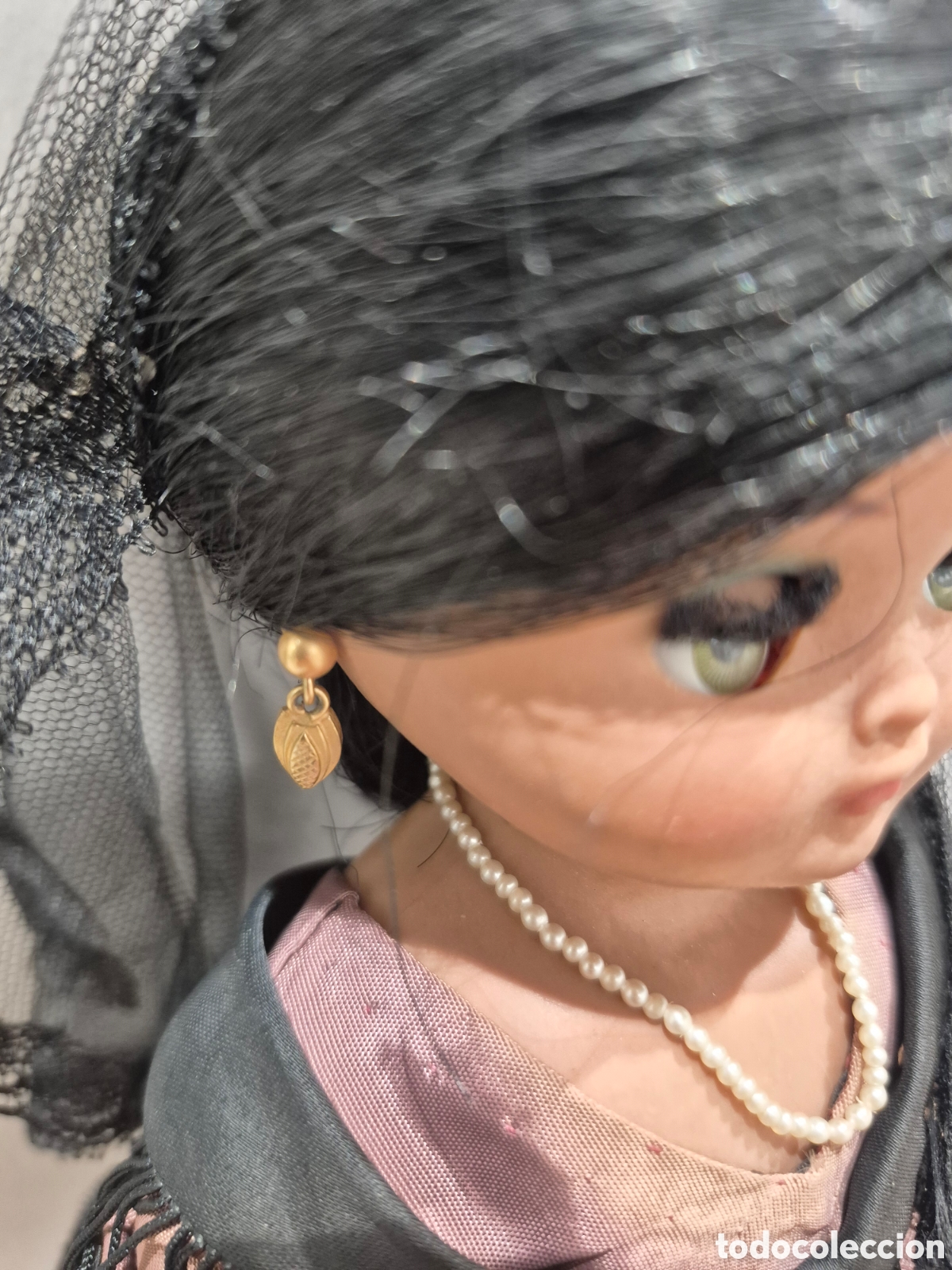 Mu&ntilde;eca espa&ntilde;ola clasica: Mu&ntilde;eca de celuloide Linda Pirula - Foto 2