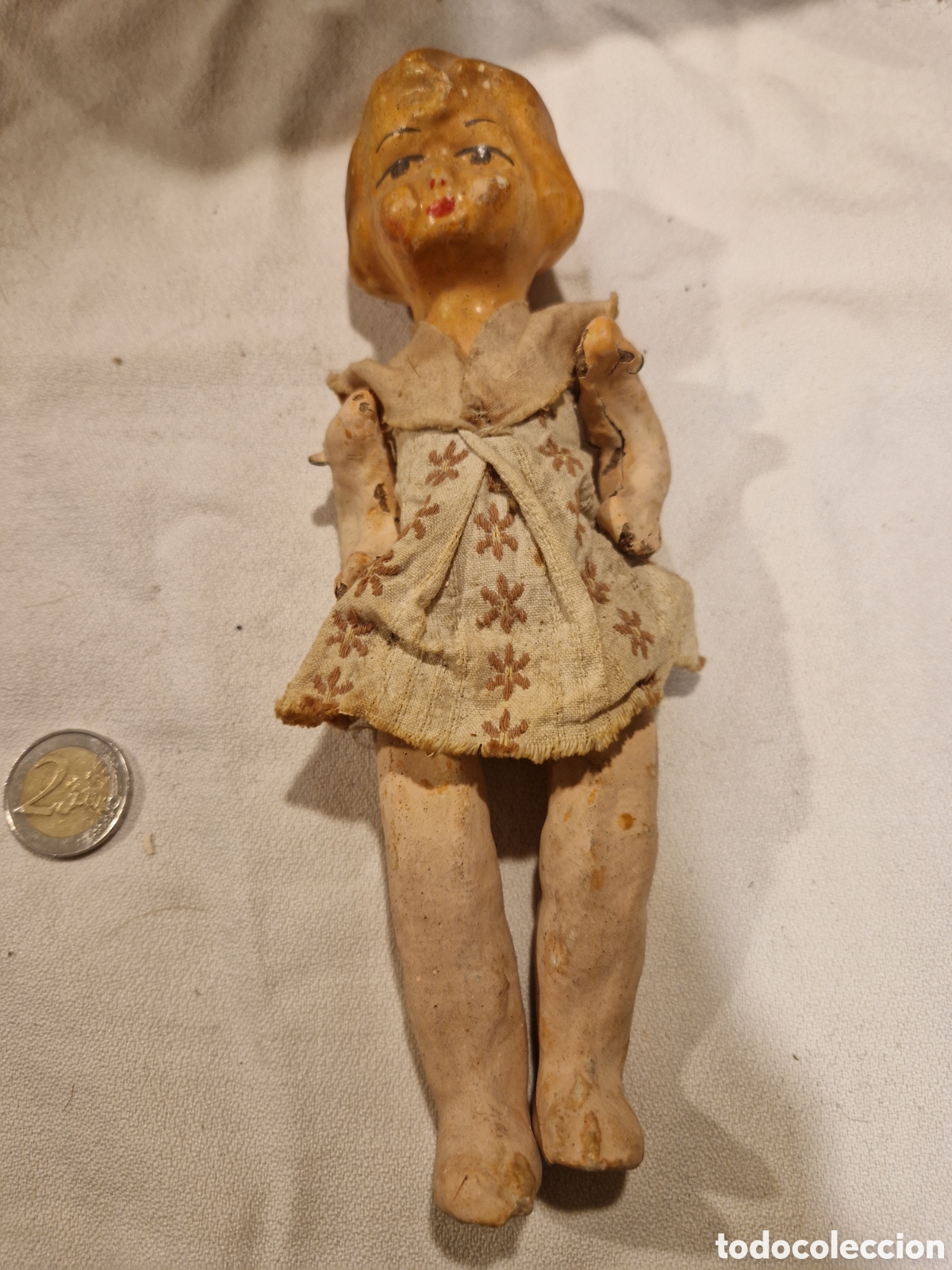 Mu&ntilde;eca espa&ntilde;ola clasica: Lote de dos mu&ntilde;ecas antiguas - Foto 2