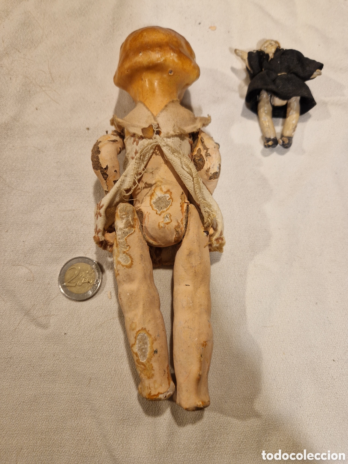 Mu&ntilde;eca espa&ntilde;ola clasica: Lote de dos mu&ntilde;ecas antiguas - Foto 3