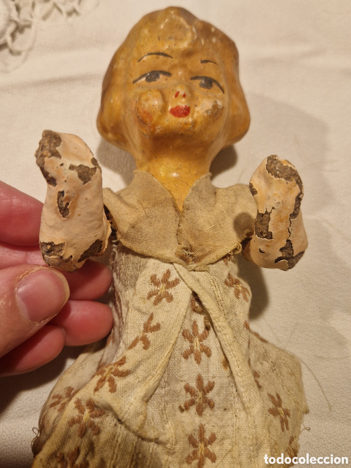Mu&ntilde;eca espa&ntilde;ola clasica: Lote de dos mu&ntilde;ecas antiguas - Foto 6