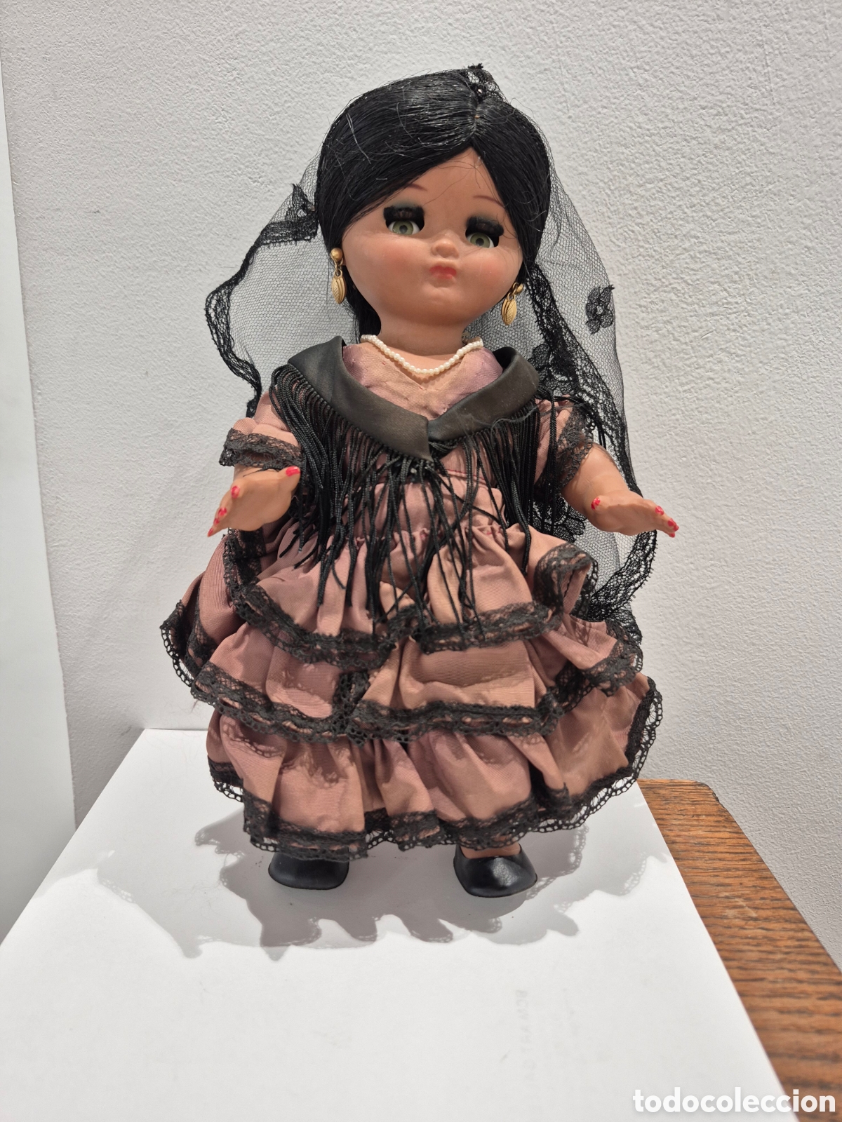 Mu&ntilde;eca espa&ntilde;ola clasica: Mu&ntilde;eca de celuloide Linda Pirula - Foto 5