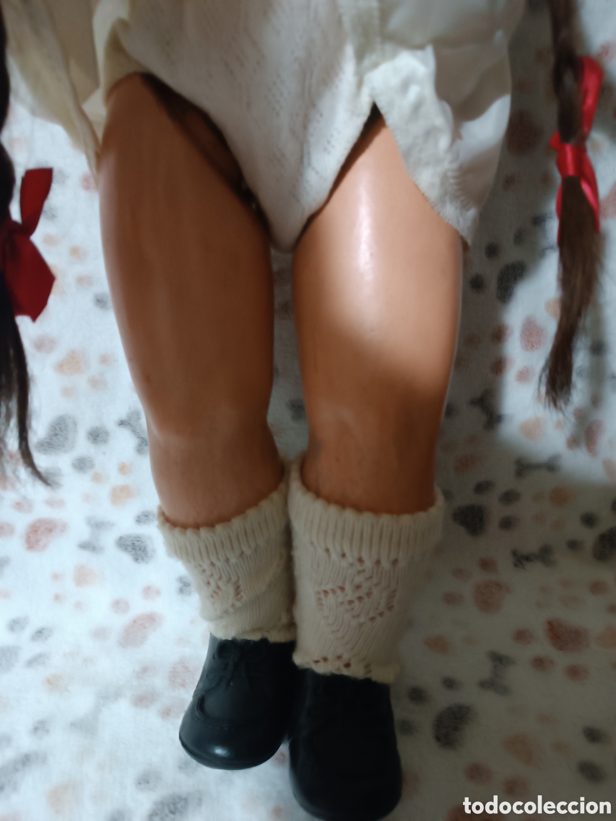 Mu&ntilde;eca espa&ntilde;ola clasica: Mu&ntilde;eca antigua de cart&oacute;n pasta - Foto 8