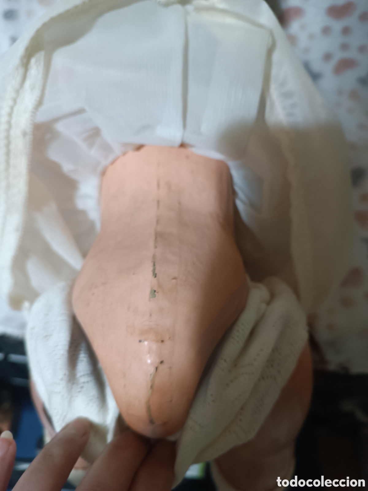 Mu&ntilde;eca espa&ntilde;ola clasica: Mu&ntilde;eca antigua de cart&oacute;n pasta - Foto 14