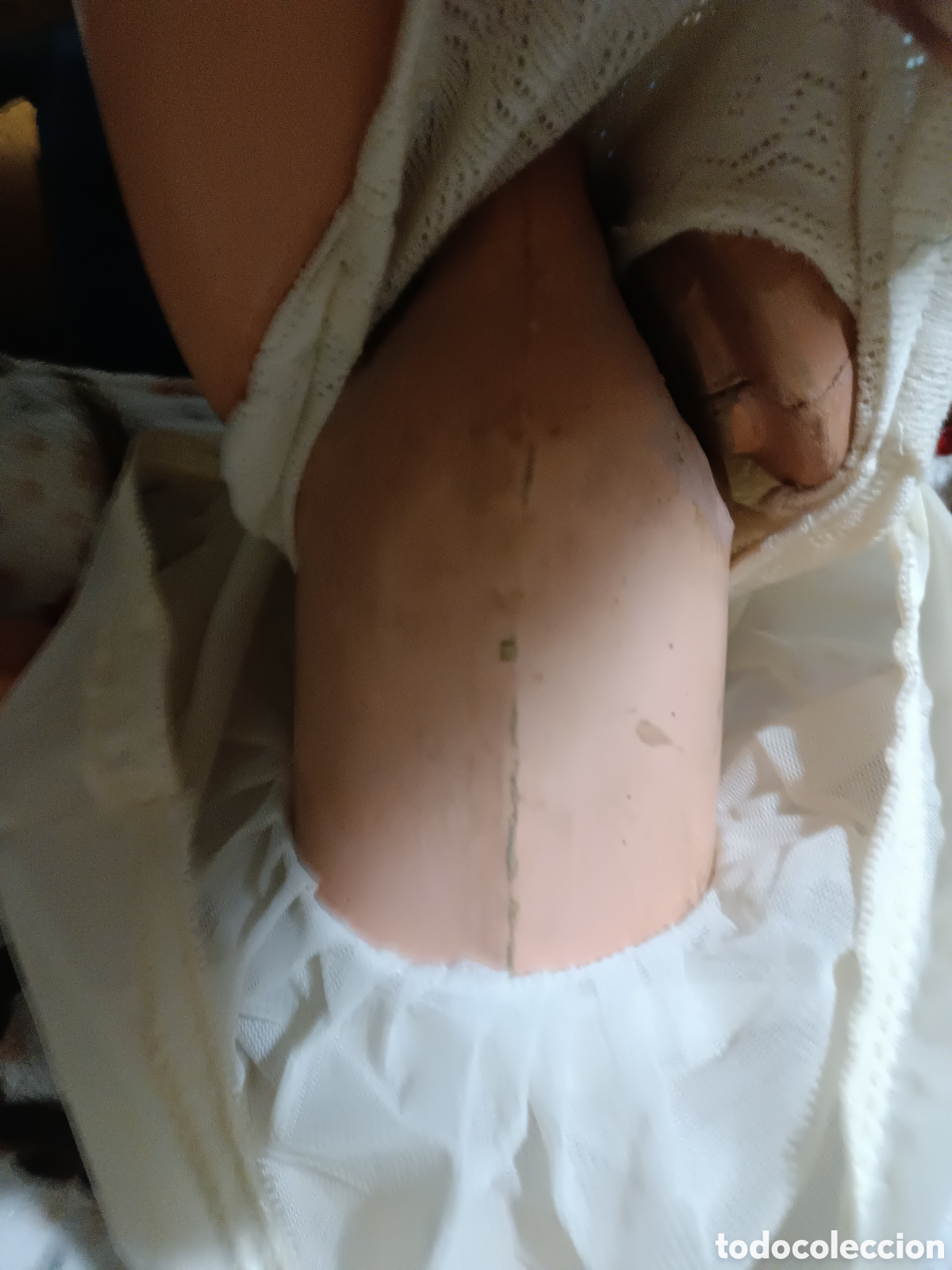 Mu&ntilde;eca espa&ntilde;ola clasica: Mu&ntilde;eca antigua de cart&oacute;n pasta - Foto 15