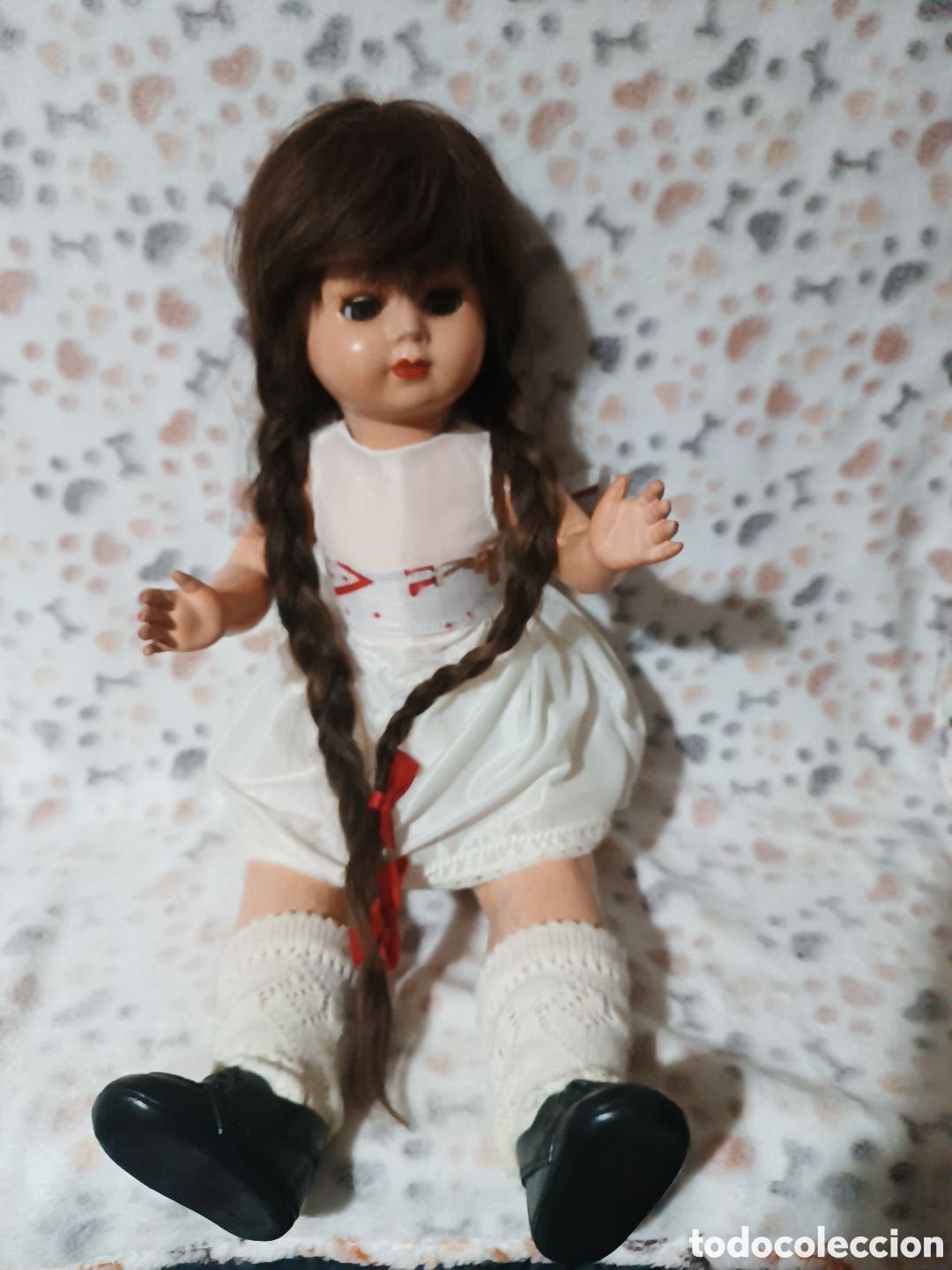 Mu&ntilde;eca espa&ntilde;ola clasica: Mu&ntilde;eca antigua de cart&oacute;n pasta - Foto 18