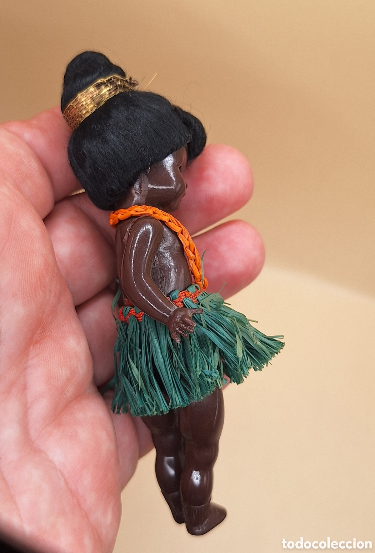 Mu&ntilde;eca espa&ntilde;ola clasica: Antigua Mu&ntilde;eca Negrita de Celuloide - Foto 10