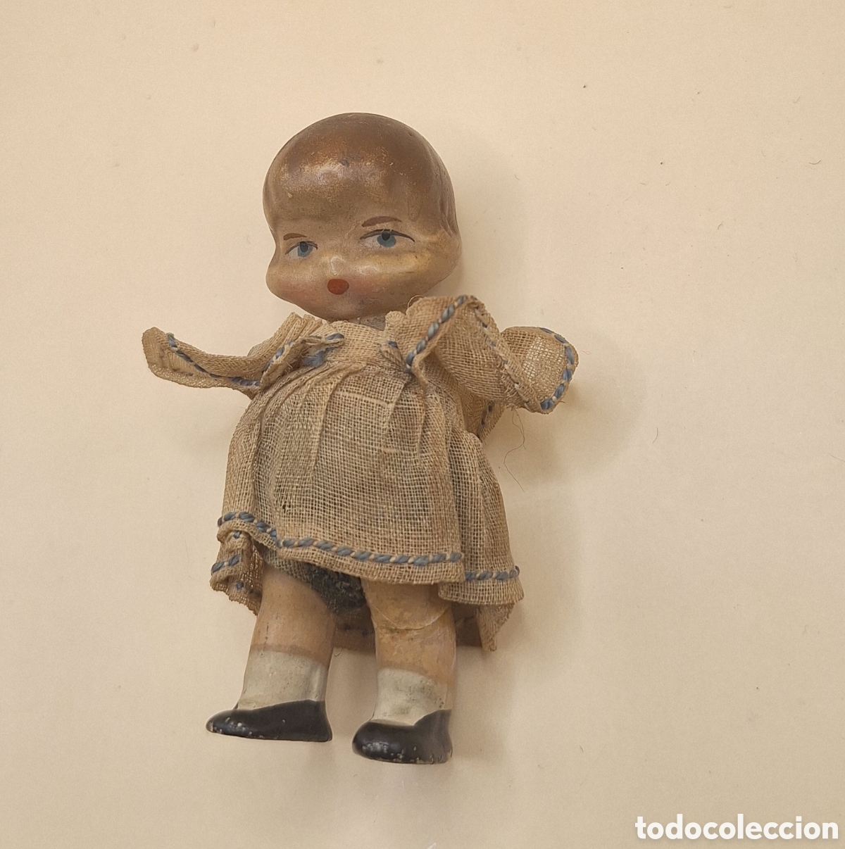 Mu&ntilde;eca espa&ntilde;ola clasica: Antigua Mu&ntilde;eca de Terracota - Foto 2