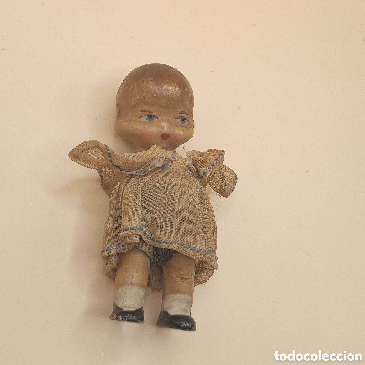 Mu&ntilde;eca espa&ntilde;ola clasica: Antigua Mu&ntilde;eca de Terracota - Foto 3