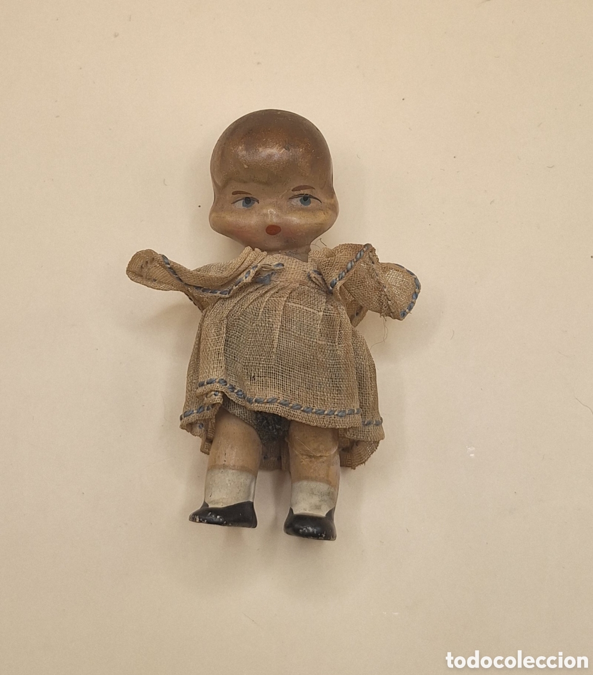 Mu&ntilde;eca espa&ntilde;ola clasica: Antigua Mu&ntilde;eca de Terracota - Foto 4
