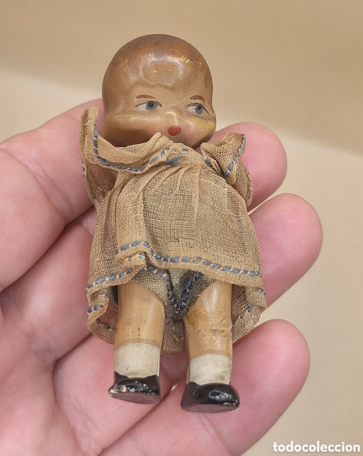 Mu&ntilde;eca espa&ntilde;ola clasica: Antigua Mu&ntilde;eca de Terracota - Foto 5