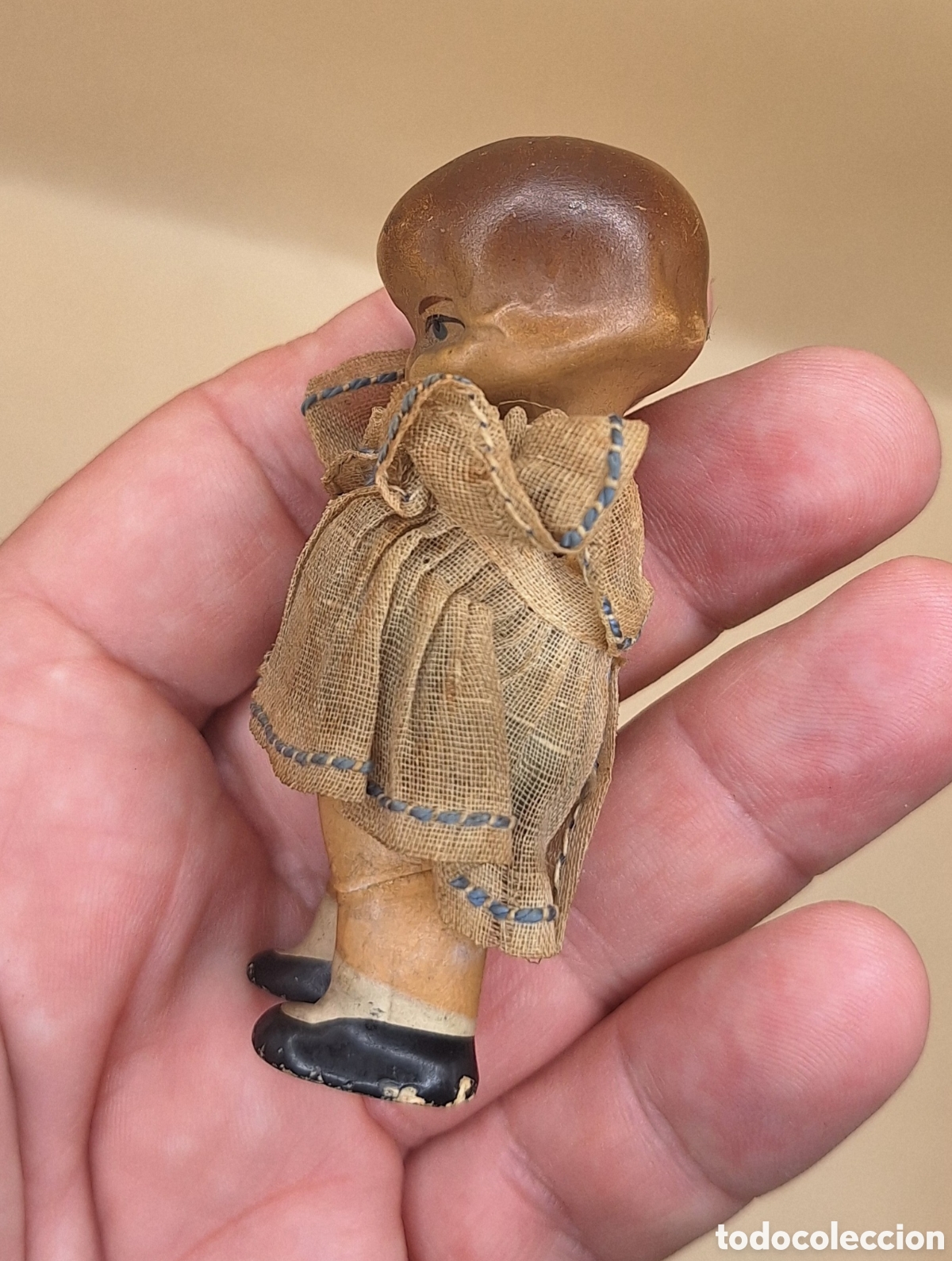 Mu&ntilde;eca espa&ntilde;ola clasica: Antigua Mu&ntilde;eca de Terracota - Foto 6