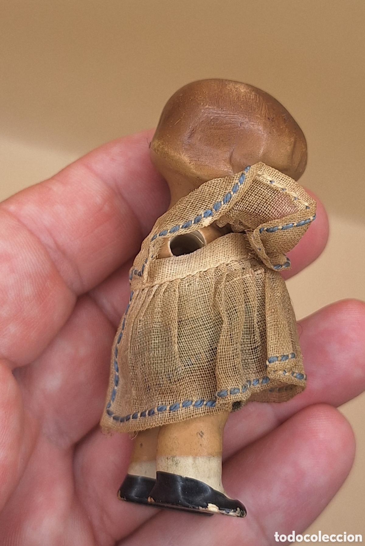 Mu&ntilde;eca espa&ntilde;ola clasica: Antigua Mu&ntilde;eca de Terracota - Foto 7