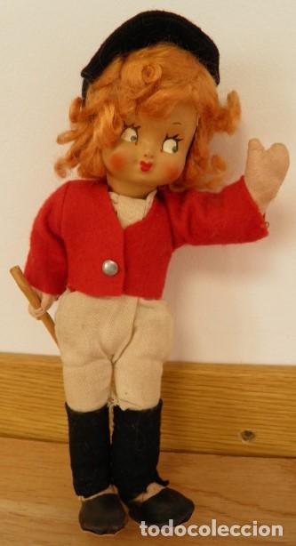 Boneca espanhola cl&aacute;ssica: MU&Ntilde;ECA MARI PEPA MENDOZA JINETE O AMAZONAS,DE PEDRO GROS,A&Ntilde;OS 40