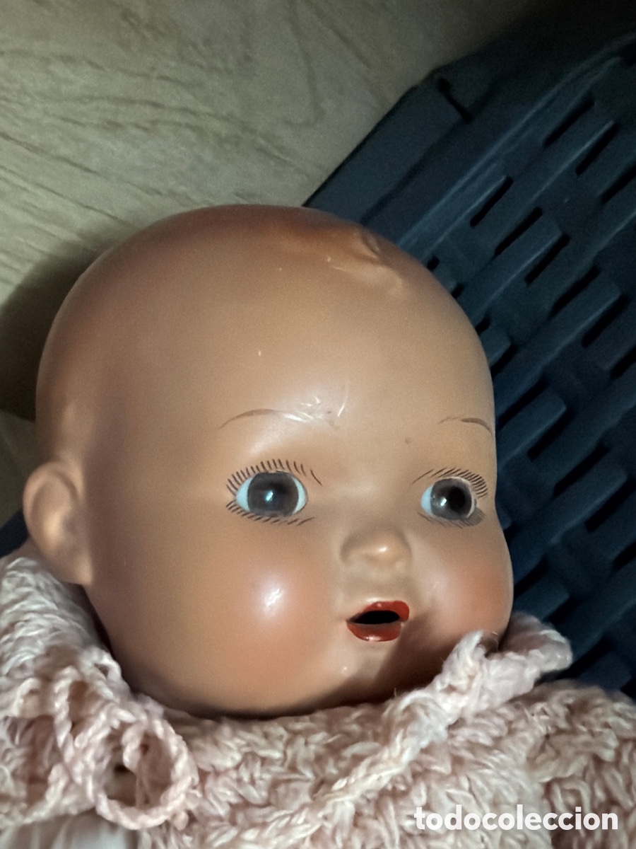Mu&ntilde;eca espa&ntilde;ola clasica: Mu&ntilde;eco antiguo celuloide luisito - Foto 1