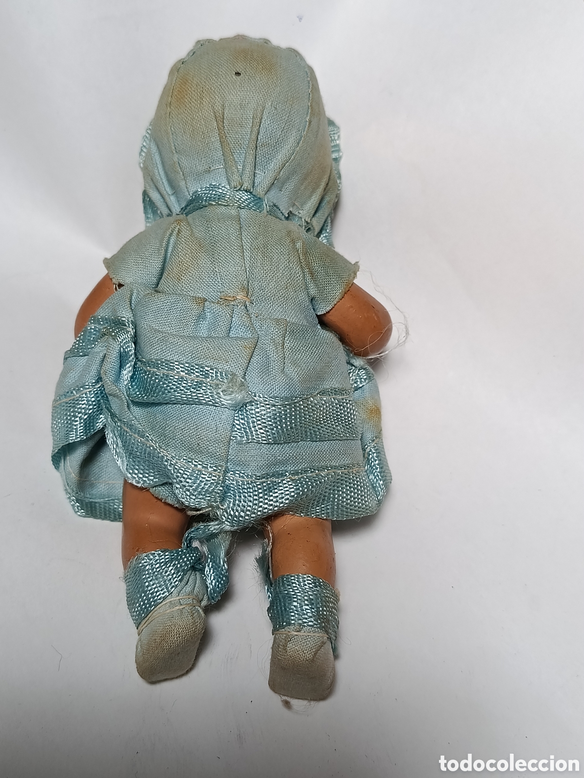 Mu&ntilde;eca espa&ntilde;ola clasica: Bebe terracota. 13cm - Foto 2