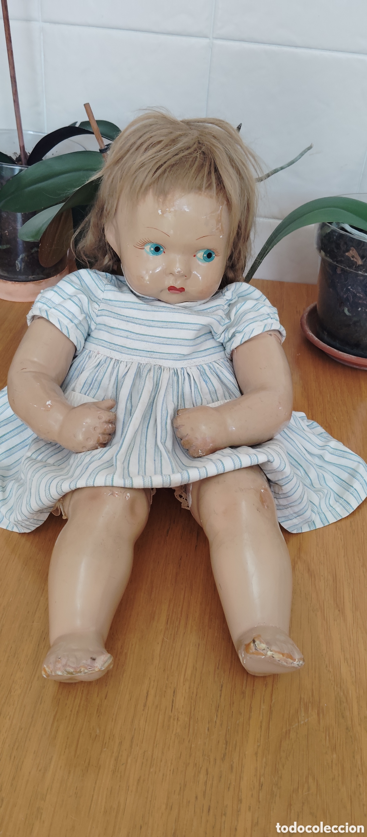 Mu&ntilde;eca espa&ntilde;ola clasica: Mu&ntilde;eca antigua desconocida - Foto 2