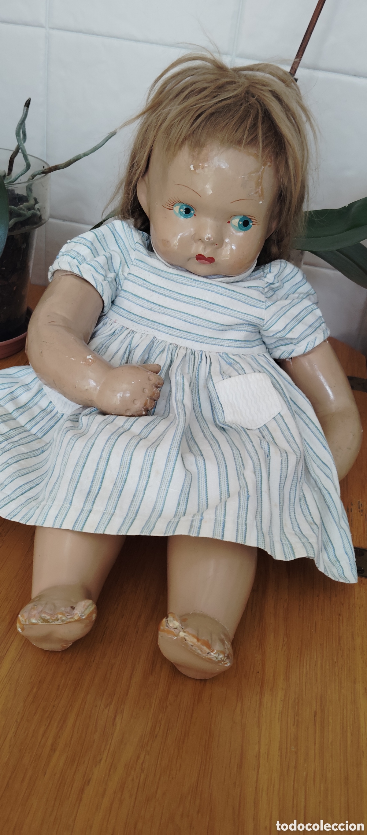 Mu&ntilde;eca espa&ntilde;ola clasica: Mu&ntilde;eca antigua desconocida - Foto 6