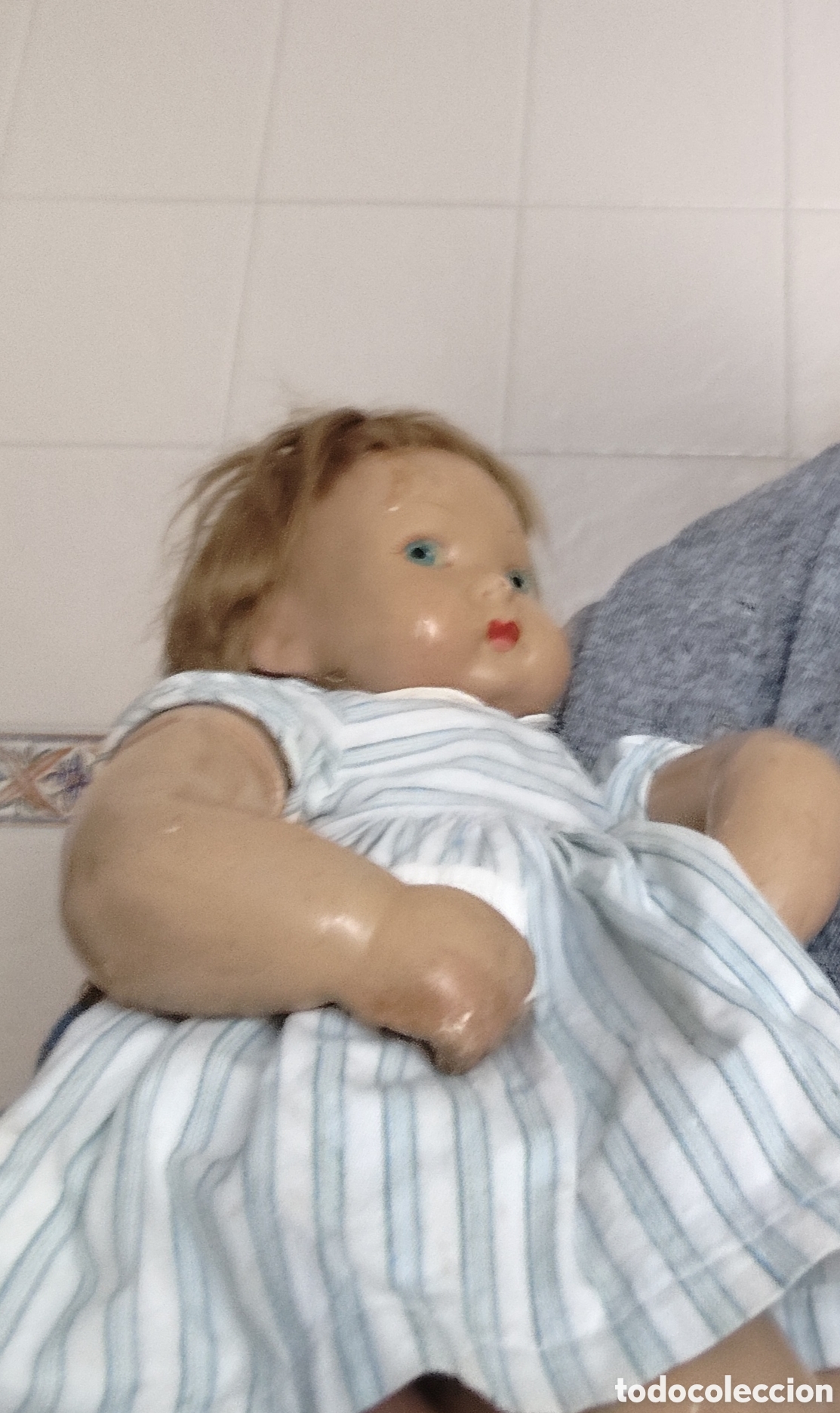 Mu&ntilde;eca espa&ntilde;ola clasica: Mu&ntilde;eca antigua desconocida - Foto 1