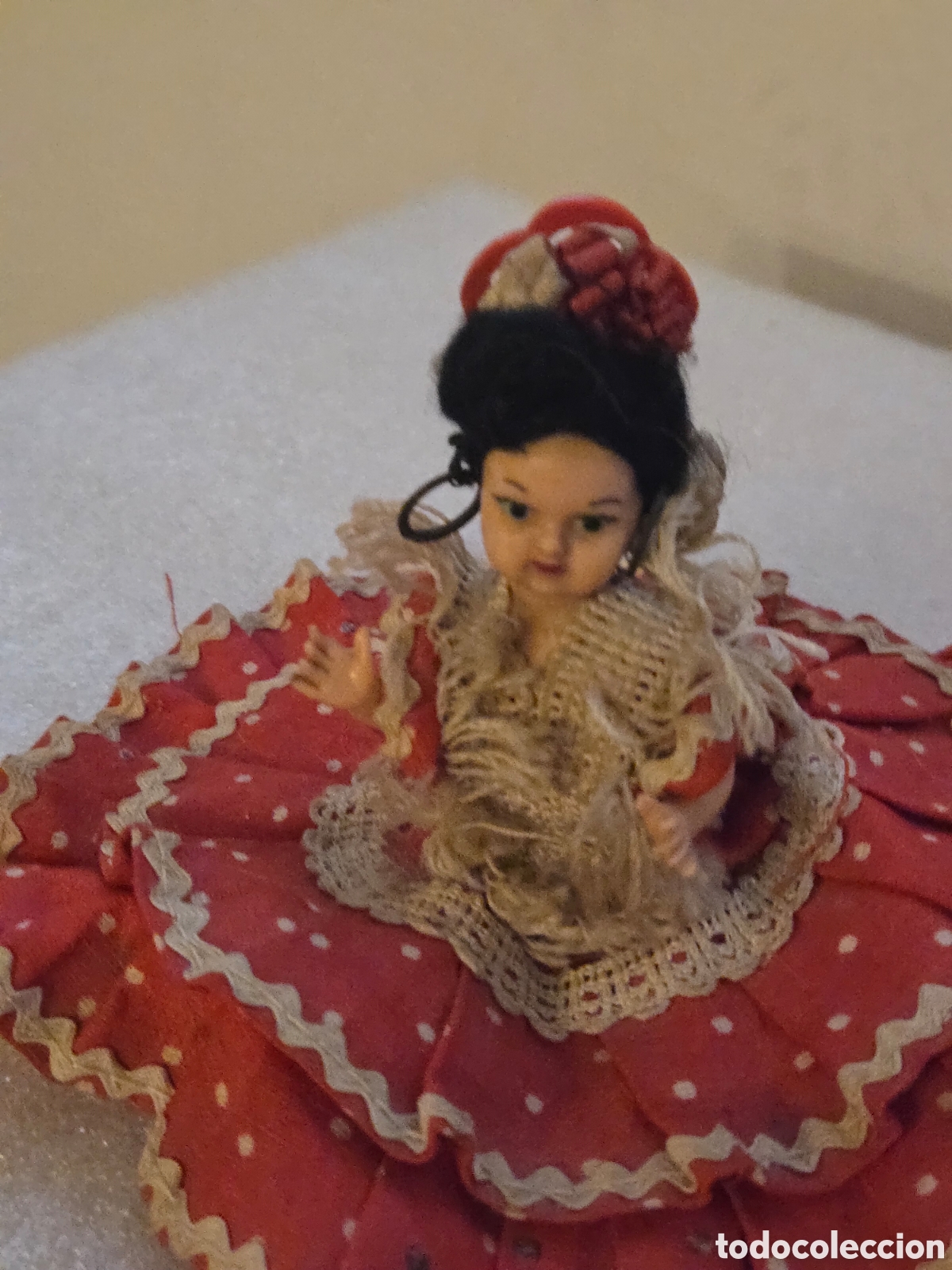 Mu&ntilde;eca espa&ntilde;ola clasica: Antigua mu&ntilde;eca flamenca - Foto 3