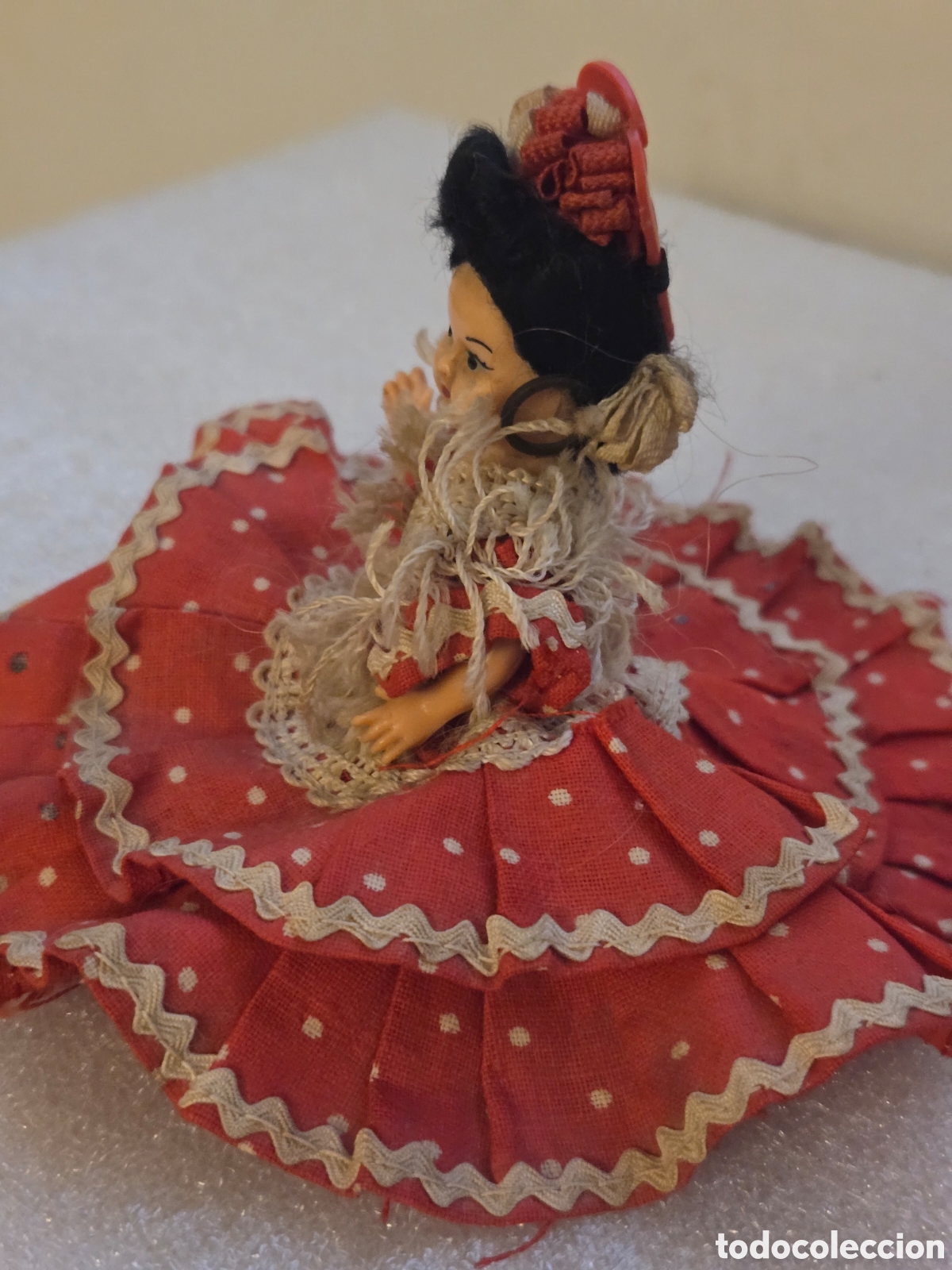 Mu&ntilde;eca espa&ntilde;ola clasica: Antigua mu&ntilde;eca flamenca - Foto 4